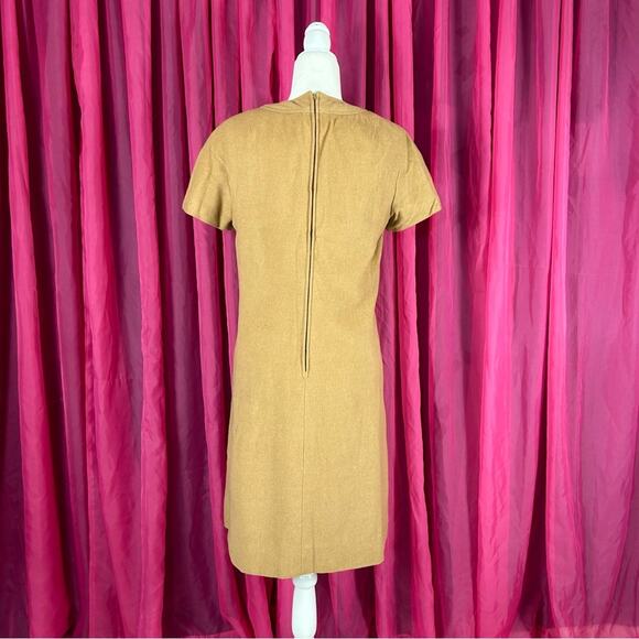 Vintage 60s Carlye union made mod shift dress, SiBonne lining, size 12 - Picture 2 of 15